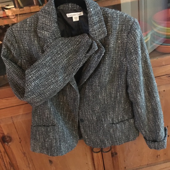 Great silk lined Jacket with silver threads. - Picture 7 of 7